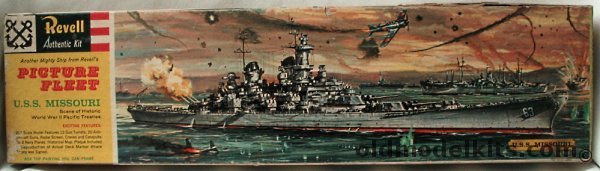 Revell 1/535 USS Missouri Picture Fleet Issue, H300-200 plastic model kit